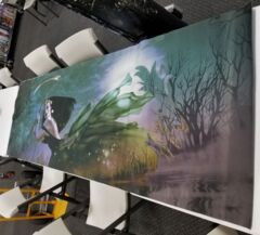 Playmat: Lady of Death: 8 Foot Tablemat